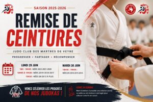 Remise des ceintures