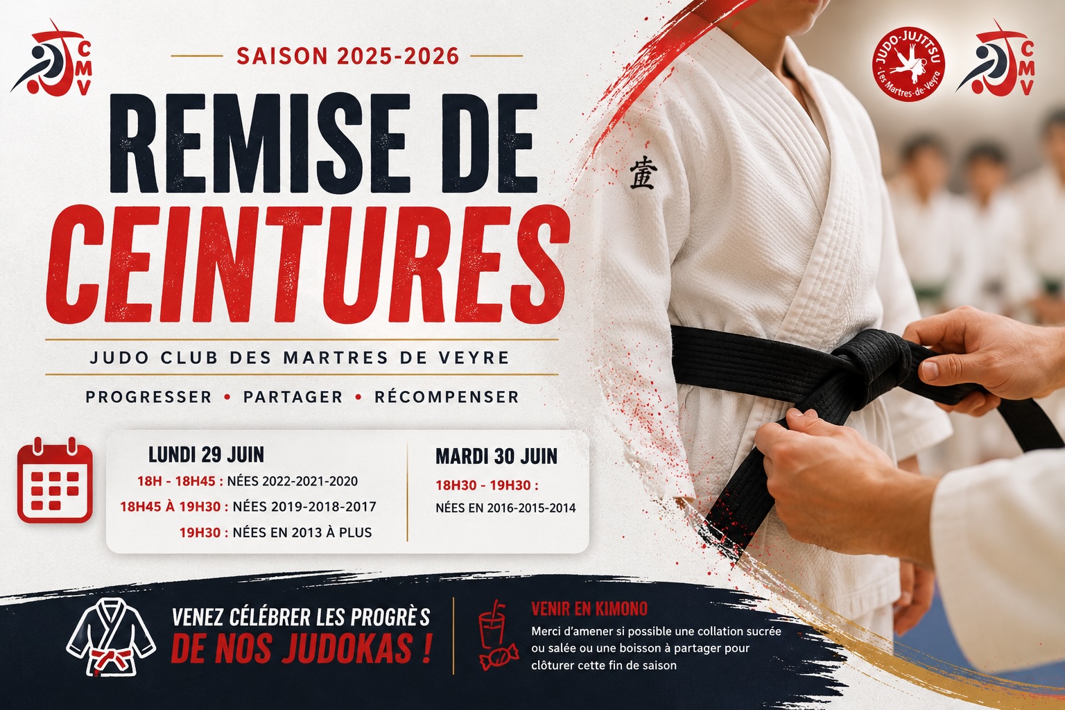 Remise des ceintures