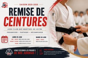 Remise des ceintures